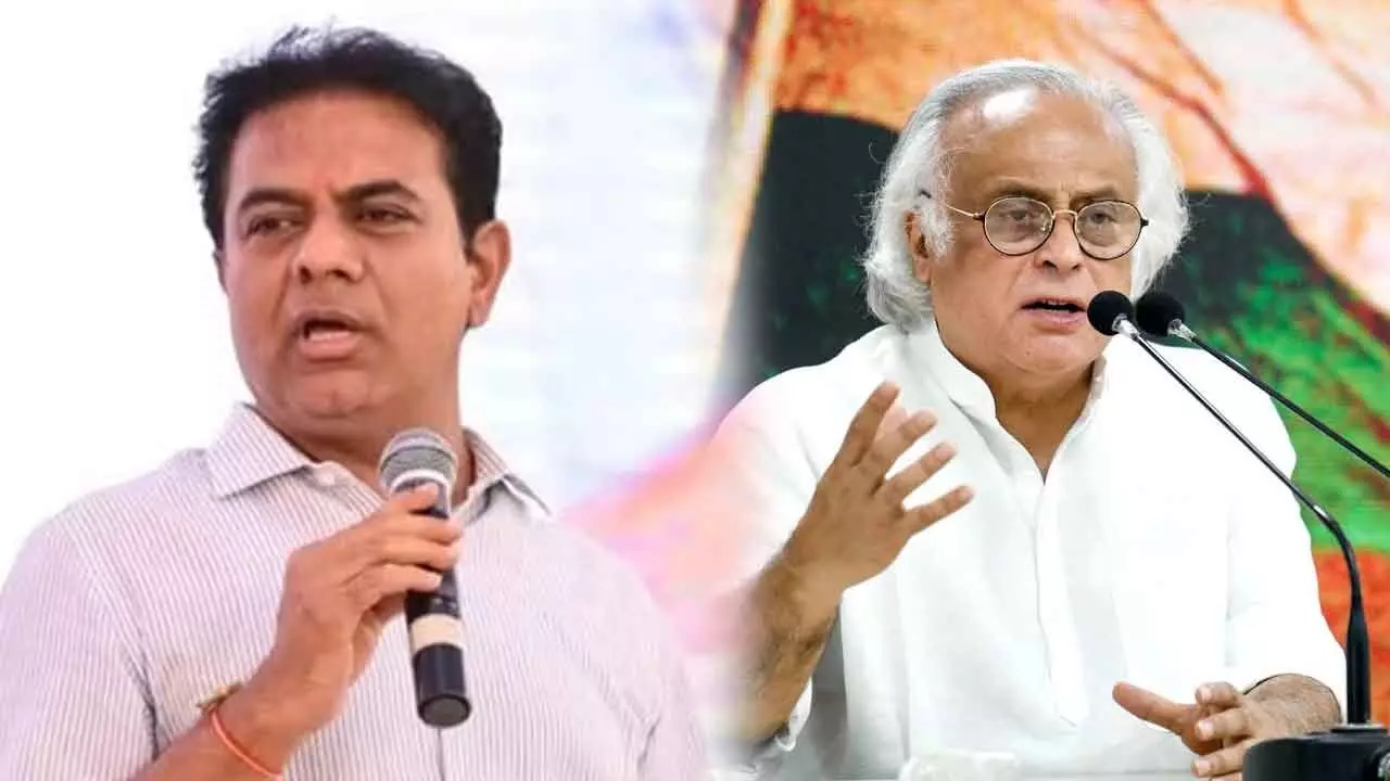 KTR responds to Jairam Ramesh, says Telangana is not BJP or Congress team
