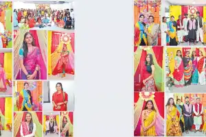 Lakhotia College of Design in Tarnaka Celebrates Dussehra