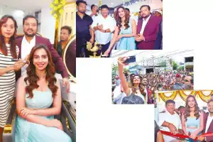 Meenakshi Chaudhary Opens New Unisex Salon in Hyderabad