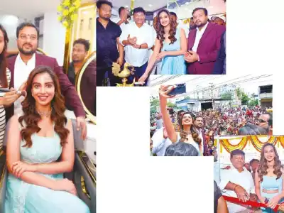 Meenakshi Chaudhary Opens New Unisex Salon in Hyderabad