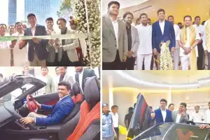MG opens luxury experience center in Hyderabad