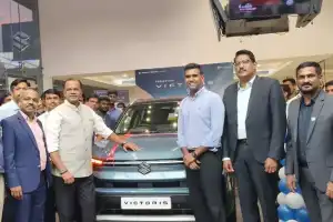 Minister Komatireddy launched Maruti Suzuki Victoris at Pavan Motors