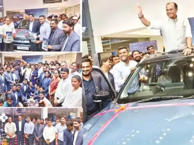 Minister Komatireddy Venkat Reddy Unveils Maruti Suzuki Victoris at Pavan Motors