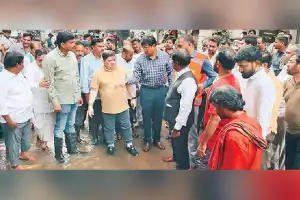 Ministers visit flood-affected areas in Jubilee Hills