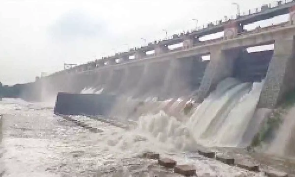 Musi project opens 8 gates in Nalgonda