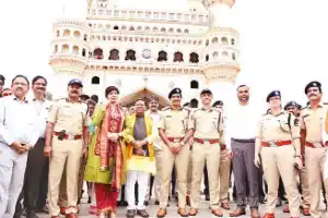 Officials inspect Ganesh immersion route together