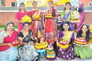 Paramita School celebrates Bathukamma festival