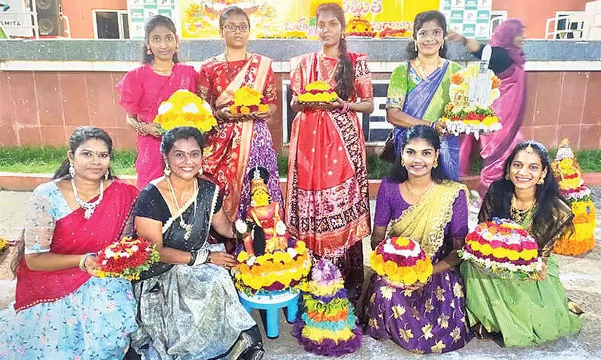 Paramita School celebrates Bathukamma festival