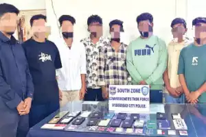 Police break up illegal online betting group, arrest 8
