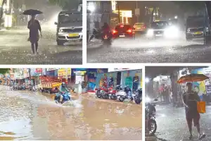 Rain hits city for third day in a row