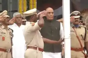 Rajnath Singh joins Telangana Liberation Day event in Secunderabad