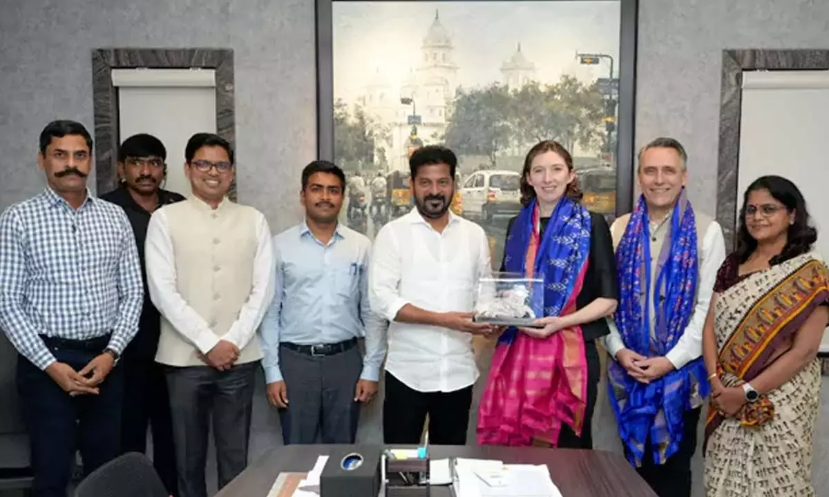 Revanth Reddy meets British High Commissioner Lindy Cameron