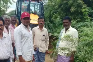 School Flooded Due to Drainage Failure in Aija Mandal