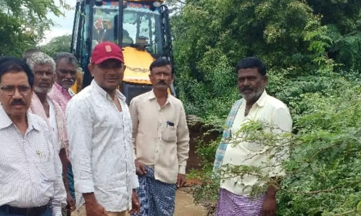 School Flooded Due to Drainage Failure in Aija Mandal