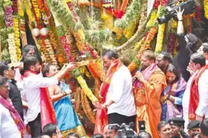 Telangana is the only state in India giving free electricity for Ganesh festivals says CM