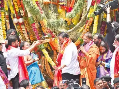 Telangana is the only state in India giving free electricity for Ganesh festivals says CM