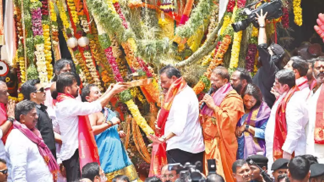 Telangana is the only state in India giving free electricity for Ganesh festivals says CM