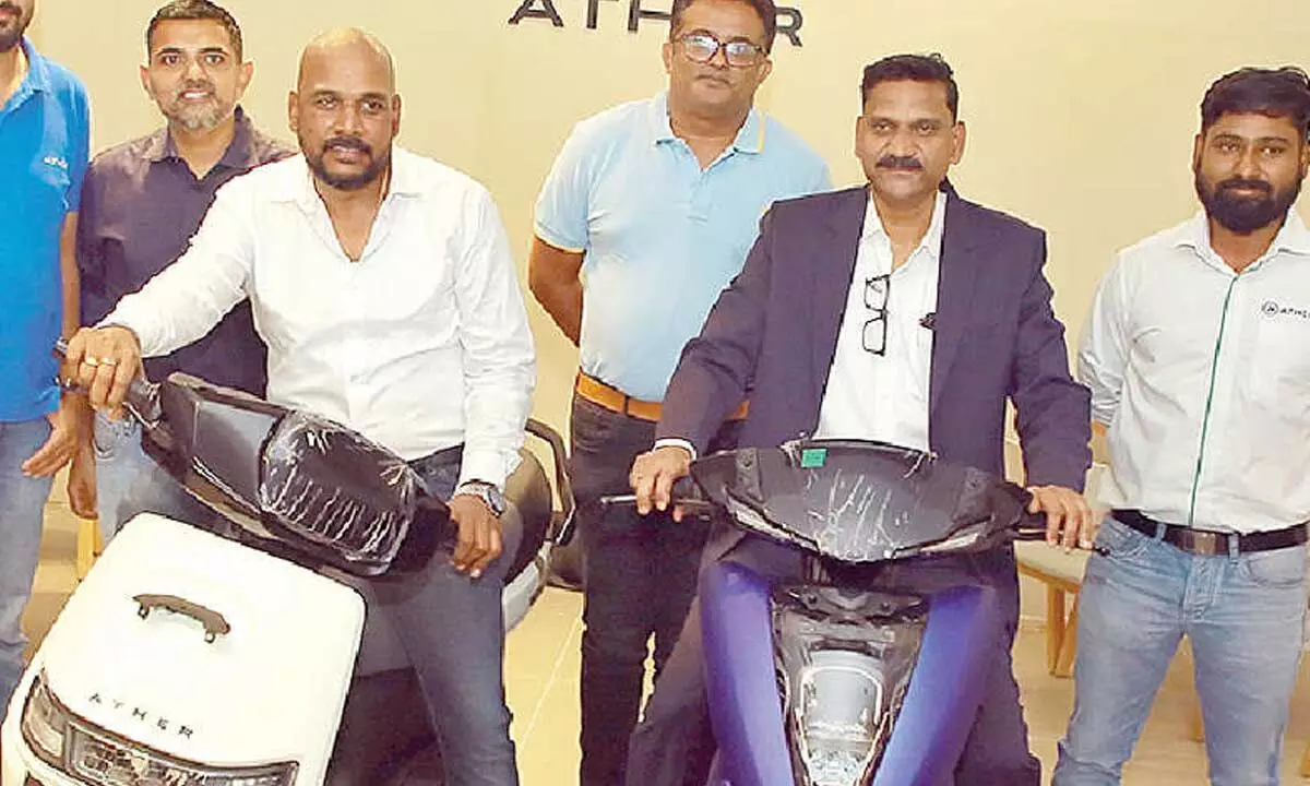 VT Automotives opens Ather showroom in Nalgonda