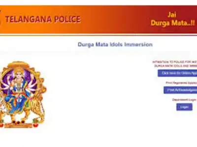 You must register online to install Durga idols