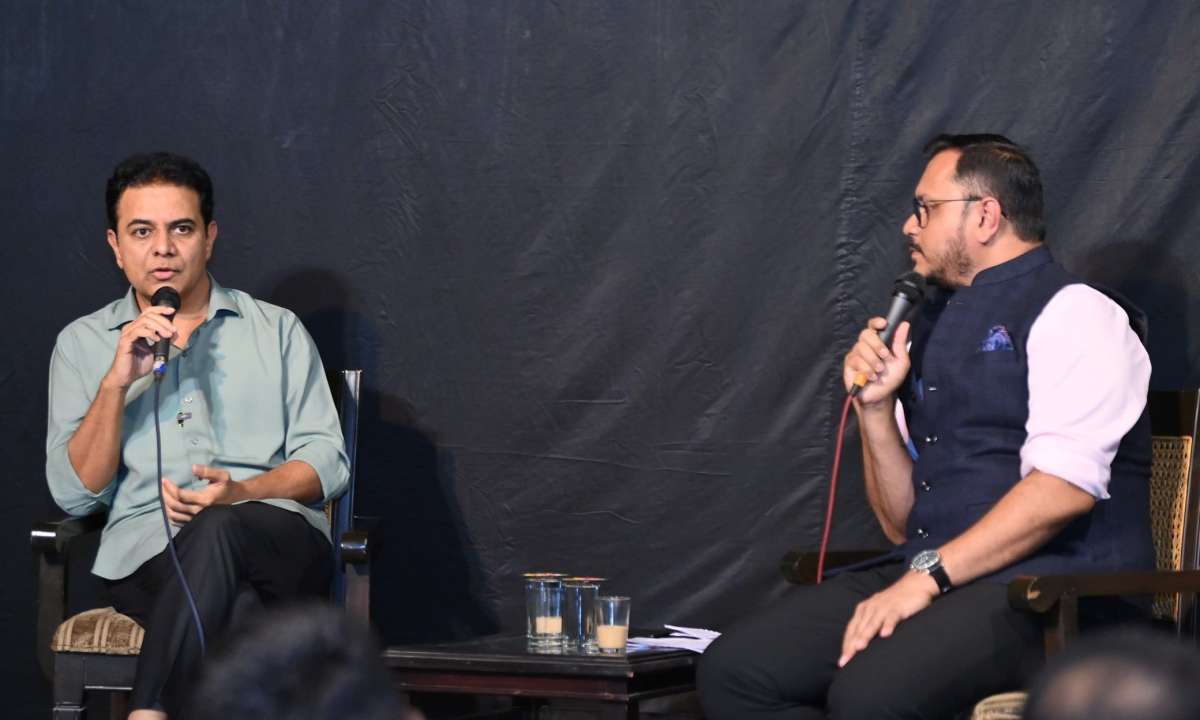 "Chai & Why of Indian Elections" with KTR Draws Huge Gen Z Crowd at Lamakaan