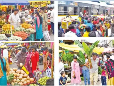 Bus and train stations crowded as markets fill with festival shoppers