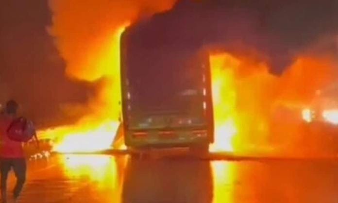 Bus driver arrested after Hyderabad-Bengaluru fire, fake license found
