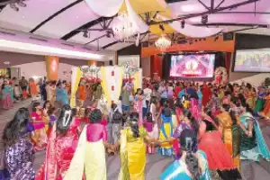 California hosts grand Bathukamma celebration