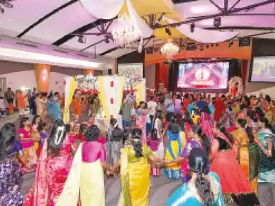 California hosts grand Bathukamma celebration
