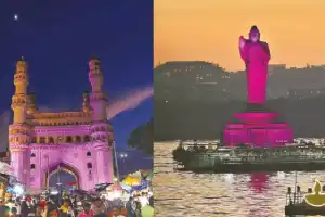 City lights up pink for breast cancer awareness