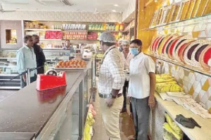 City officials inspect 43 sweet shops before Diwali
