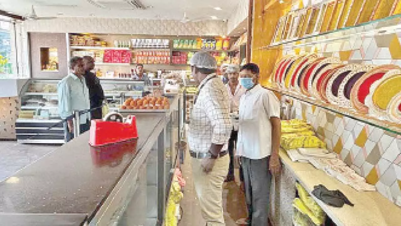 City officials inspect 43 sweet shops before Diwali