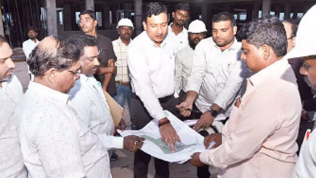 Collectorate building construction progressing quickly