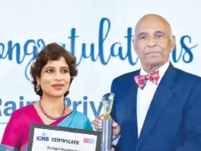 Dr. Bangari Rajani Priyadarshini wins Healthcare Icon Award