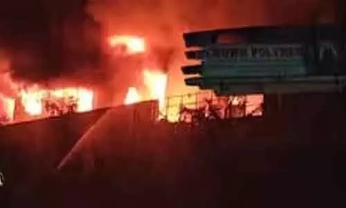 Fire at Doolapally plastic company causes major property damage