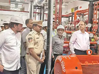 Fire Chief checks tall buildings