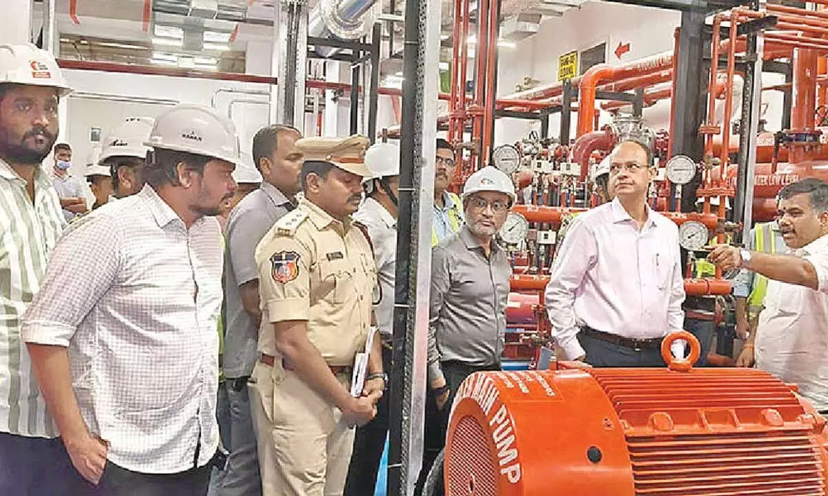 Fire Chief checks tall buildings