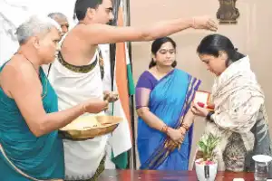 Haritha takes over as Sircilla Collector