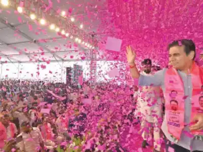 KTR urges leaders to turn public anger at Congress into votes for BRS