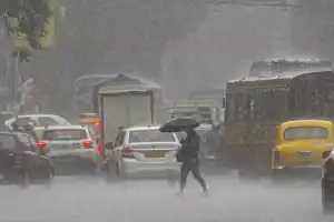 Light rain in Hyderabad’s Financial District; more expected soon
