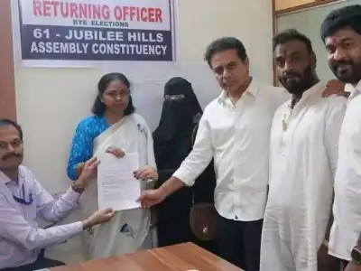 Maganti Sunitha from BRS submits nomination for Jubilee Hills by-election