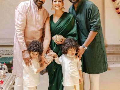 Nayanthara and Chiru’s Families Celebrate Diwali Together