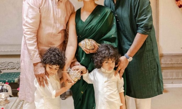Nayanthara and Chiru’s Families Celebrate Diwali Together