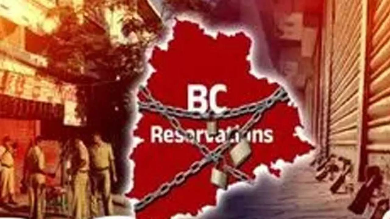 Protests and Support for BC Bandh in Telangana Continue