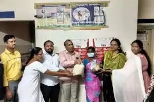 TB Patients in Gadwal Receive Nutrition Kits