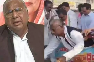 V. Hanumantha Rao Falls at Amberpet Rally During Bandh