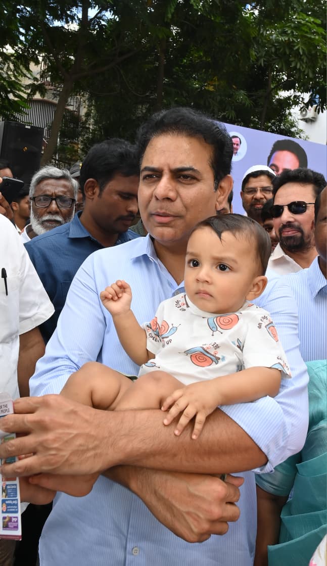 KTR Meets Aditya Empress Towers Residents as Part of Jubilee Hills Campaign