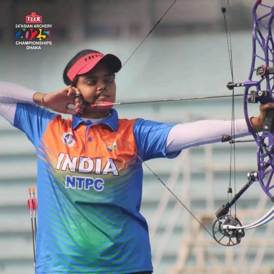 KL University Alumna Jyothi Surekha Vennam Wins Double Gold at Asian Archery Championships