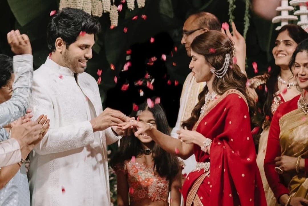 Allu Sirish Reveals Engagement to Nayanika, Shares First Public Photos