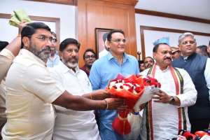 Azharuddin Assumes Charge as Minister for Minorities Welfare and Public Enterprises