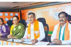 Chevella MP blames BRS government for poor road conditions